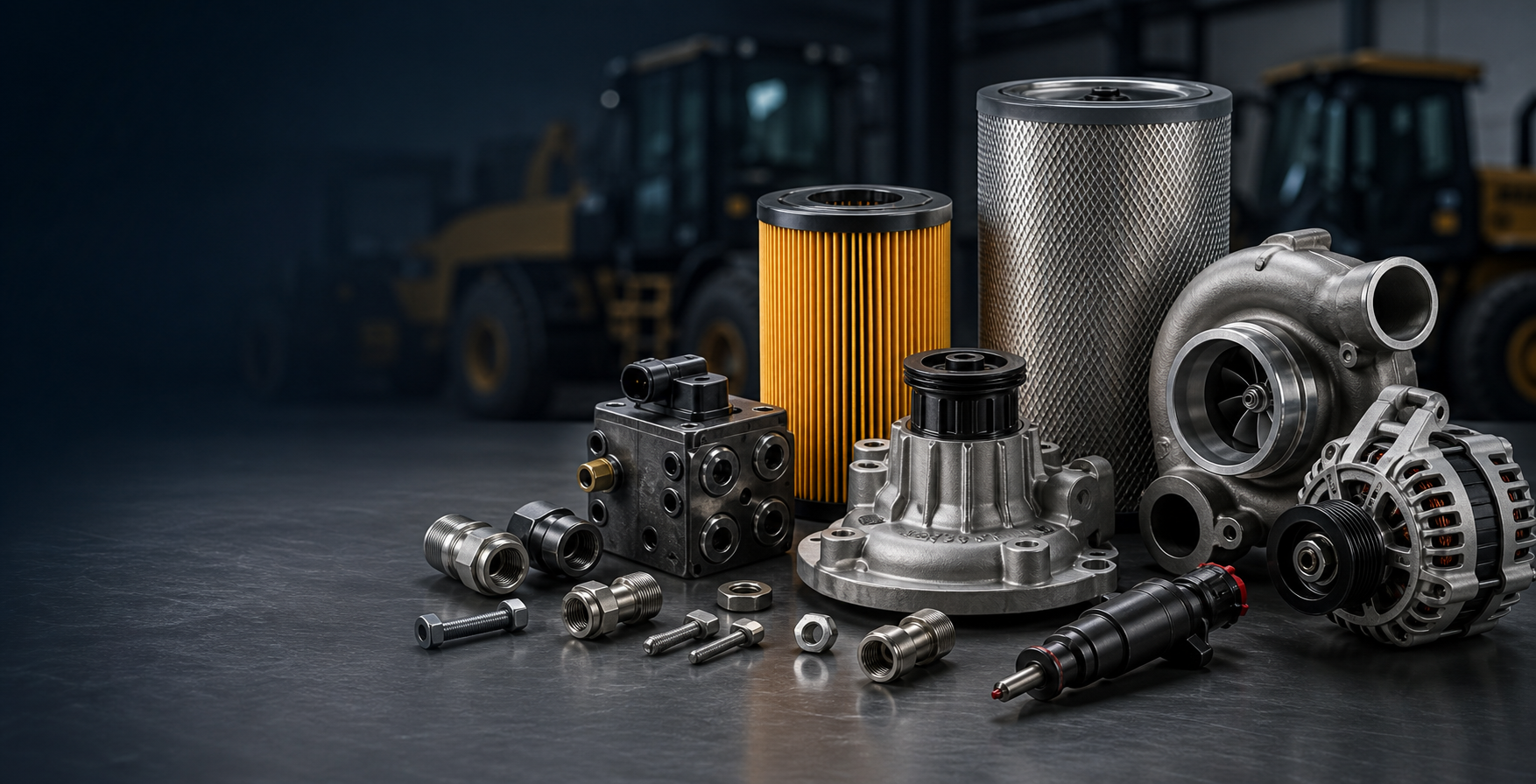 Aftermarket heavy equipment replacement parts